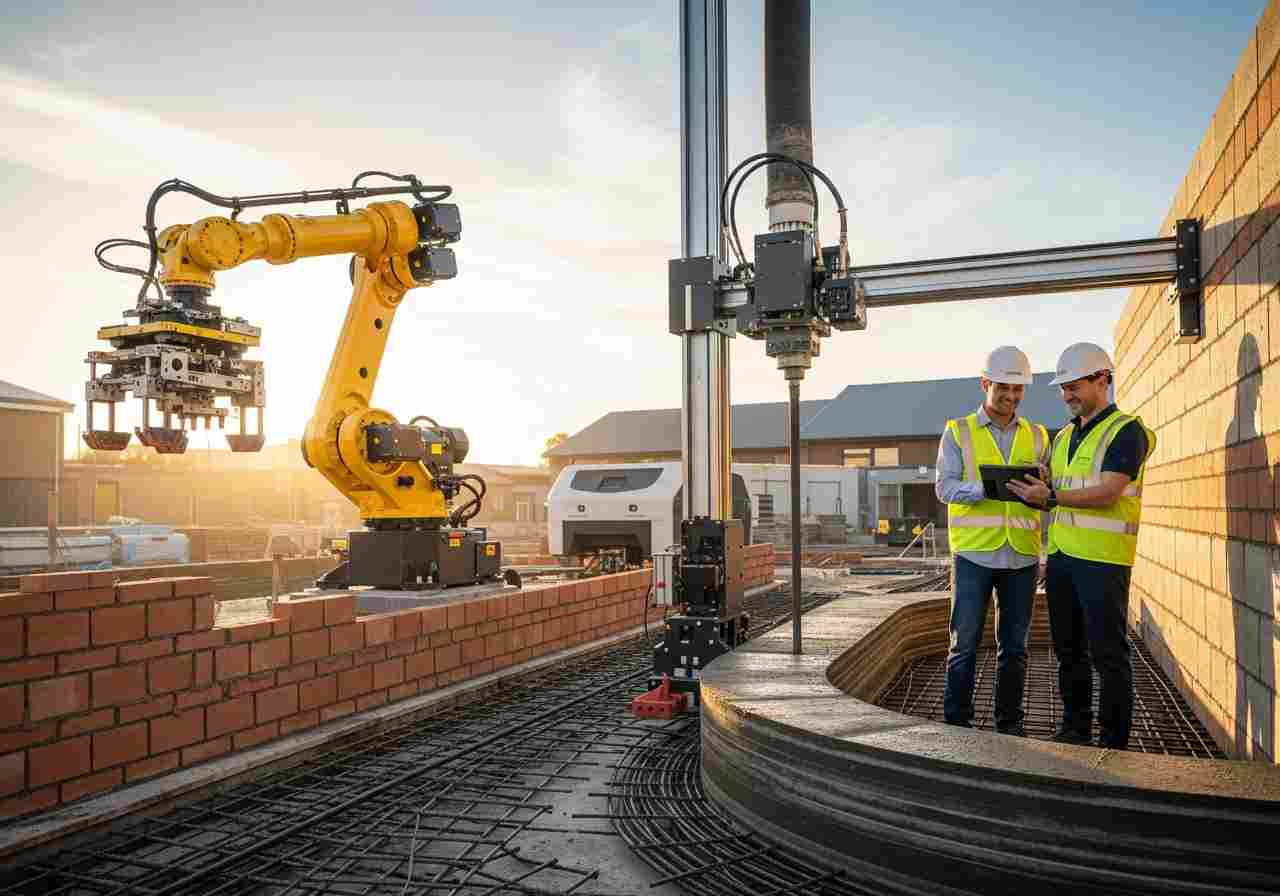 AI Robotics Build Homes: AI Fixes Construction Labor Shortage